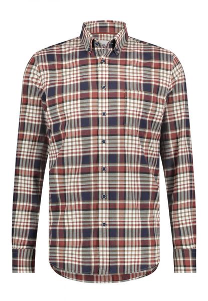 State of Art Shirt with check pattern - red (2914)