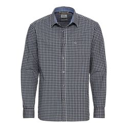 Camel active Longsleeve shirt with check pattern - blue (47)