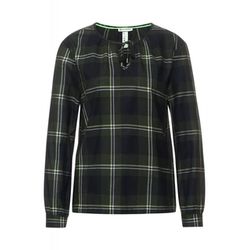 Street One Blouse with check pattern - green (33989)
