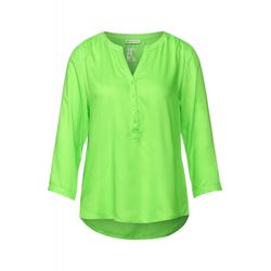 Street One Blouse in solid color - green (13833)
