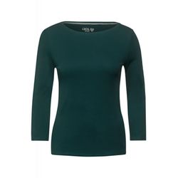 Cecil Basic shirt in uni color - green (13973)