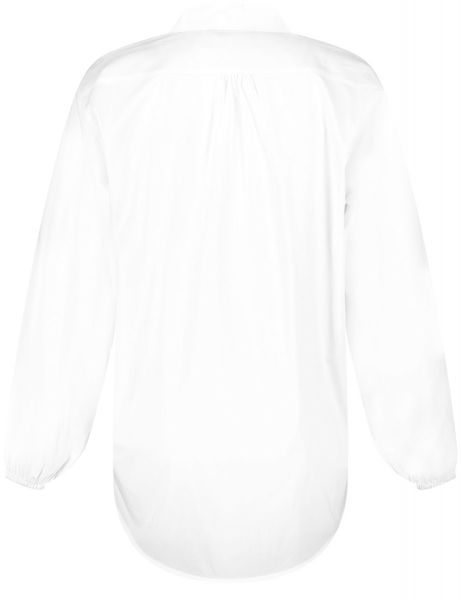Taifun Classic long blouse - white (09600)