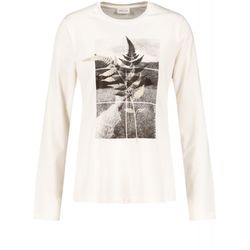 Gerry Weber Collection Long sleeve shirt with picture print - white (90528)