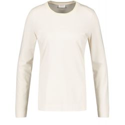 Gerry Weber Collection Basic-Pullover mit langem Arm - weiß/beige (90528)