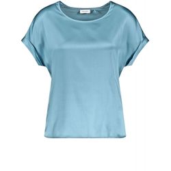 Gerry Weber Collection T-shirt en soie élastique - bleu (80913)