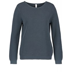 Gerry Weber Edition Sweater with structure knit - gray (80912)