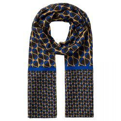 More & More Printed Scarf - yellow/blue (4165)