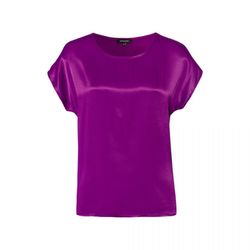 More & More T-shirt avec devant en satin - violet (0882)