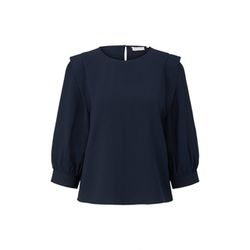 Tom Tailor Denim Blouse with sleeve detail - blue (10668)