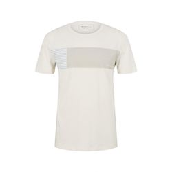 Tom Tailor Denim T-shirt with print  - beige (10338)