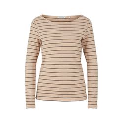 Tom Tailor Long sleeve shirt with stripes  - beige (30157)