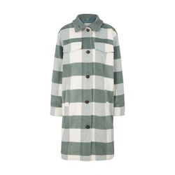 Tom Tailor Denim Overshirt with check pattern - green (30267)