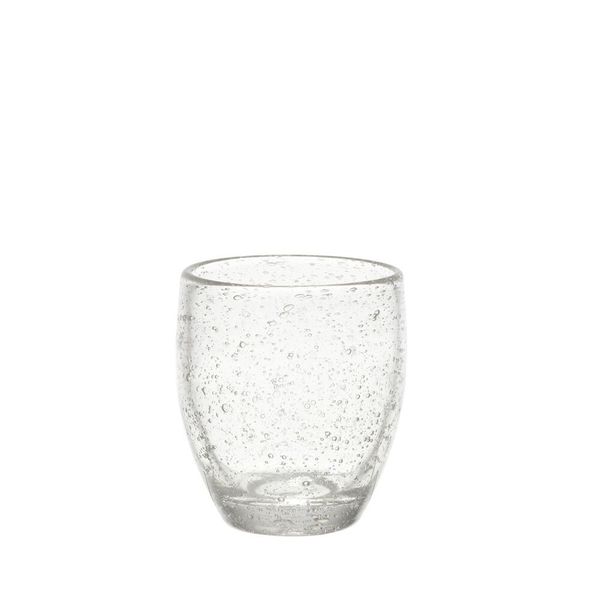 Pomax Glas - Victor (DIA 8,5 x H 9,5 cm) - weiß (CLR)