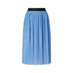 Q/S designed by Pleated jersey skirt - blue (5330)