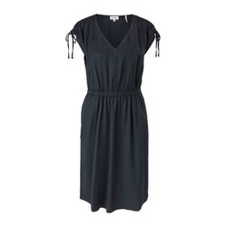 s.Oliver Red Label Dress with gathers - blue (5989)