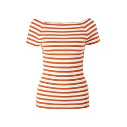 Q/S designed by T-shirt en coton stretch - orange (28G4)
