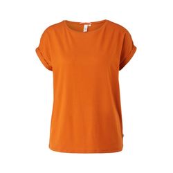 Q/S designed by T-Shirt aus Lyocellmix  - orange (2804)