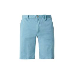 s.Oliver Red Label Slim fit: stretch twill Bermudas - blue (6320)