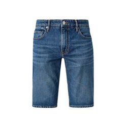 s.Oliver Red Label Regular: Washed denim shorts - blue (56Z7)