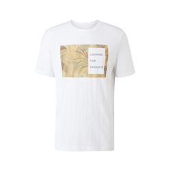 s.Oliver Red Label T-shirt avec impression sur le devant - blanc (0100)