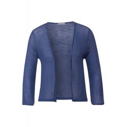 Street One Shirt jacket in solid color - blue (13835)