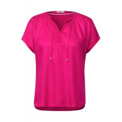 Cecil Bluse im Materialmix - pink (13822)