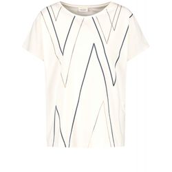 Gerry Weber Collection Shirt with graphic print - beige (90528)