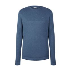 Tom Tailor Sweater with structure  - blue (30278)
