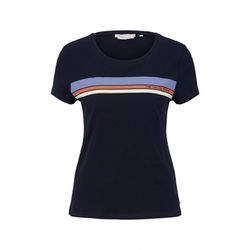 Tom Tailor Denim T-shirt with front print - blue (10668)
