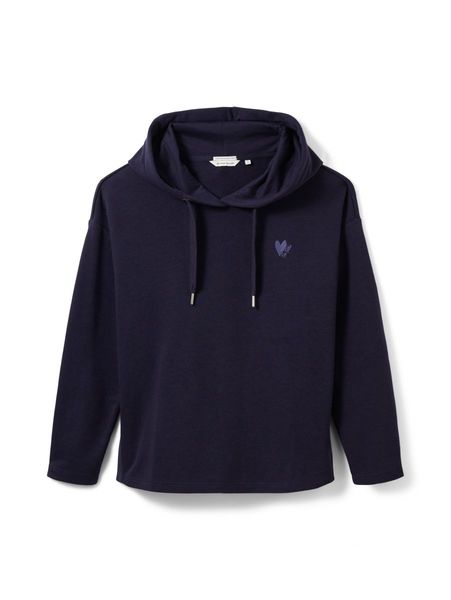 Tom Tailor 1030497 Sweatshirt with hood - bleu (10302)