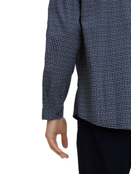 Tom Tailor Denim Shirt with print pattern - blue (30273)