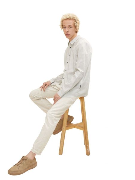 Tom Tailor Denim Hemd mit Printmuster - weiß (30274)