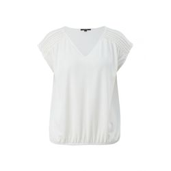 comma Top with a gathered detail - white (0120)