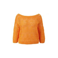 comma Crocheted lace jumper - orange (2210)