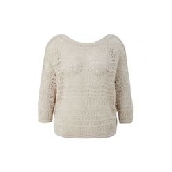 comma Crocheted lace jumper - beige (8016)