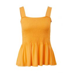 comma Top with smocked details - orange (2210)