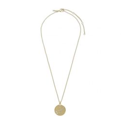 Pilgrim Zodiac Sign Coin Necklace: Virgo - gold (GOLD)