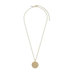Pilgrim Zodiac Sign Coin Necklace: Scorpio - gold (GOLD)