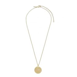Pilgrim Zodiac Sign Coin Necklace: Aries - gold (GOLD)