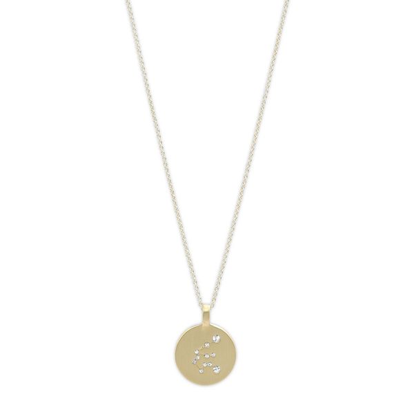 Pilgrim Collier de signe astrologique : Verseau - gold (GOLD)