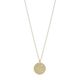 Pilgrim Zodiac Sign Coin Necklace: Aquarius - gold (GOLD)