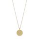 Pilgrim Zodiac Sign Coin Necklace: Taurus - gold (GOLD)