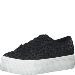s.Oliver Red Label Sneaker with animal print - black (090)
