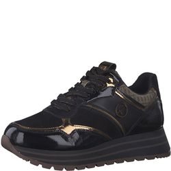 Tamaris Sneaker with gold details - black (098)