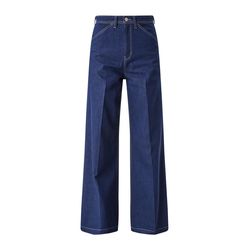 s.Oliver Red Label Regular : jean Marlene à plis de repassage - bleu (57Z8)
