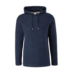 s.Oliver Red Label Hoodie with a textured pattern - blue (59W2)
