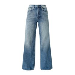 Q/S designed by Slim: Jeans mit weitem Beinverlauf - blau (57Y7)