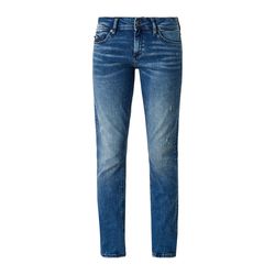 Q/S designed by Slim: Jeans mit Waschung - blau (58Z9)