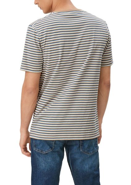 s.Oliver Red Label Jersey top with stripes - blue/brown/white (84G1)
