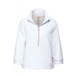 Street One Pull-over troyer avec fermeture éclair - blanc (10000)